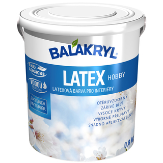 Bílá nátěrová hmota - Balakryl Latex hobby