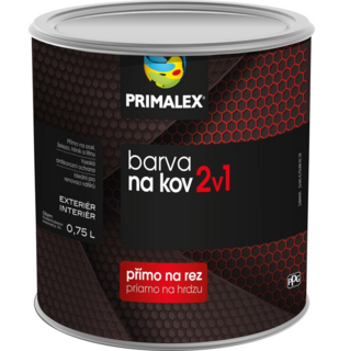 Krycí barva - Primalex 2v1 na kov
